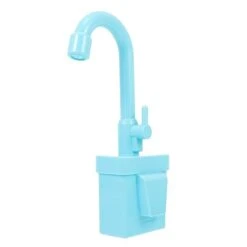Ibasenice Faucet Accessories Miniature Toys Carassosories Plastic Playes Mini Furniture Model Simulated Water Faucet Toy Children S Pretend Play Toys Children's Playing House Toy Game Set