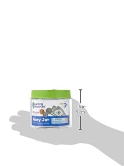 Learning Resources Money Jar, Play Money, Play Money For Kids, Counting, Bills And Coins, Homeschool, Math, Pretend Money, Ages 3+ -Folkmanis Toys Shop 21Q30CEDmwL