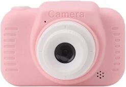 Cryfokt Kids Digital Camera, HD Video Digital Camera Dual Lens Facial Recognition USB Rechargeable Toddlers Childrens Boys Girls Christmas Birthday Gifts Video Recorder With 32GB SD Card (Pink) -Folkmanis Toys Shop 31 q4OQnHPL. AC