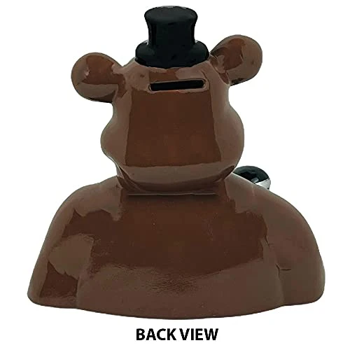 Five Nights At Freddy's Ceramic Coin Bank Freddy Bear Piggy Bank For Kids 5 Five Nights At Freddy's Ceramic Coin Bank Freddy Bear Piggy Bank For Kids - Image 3