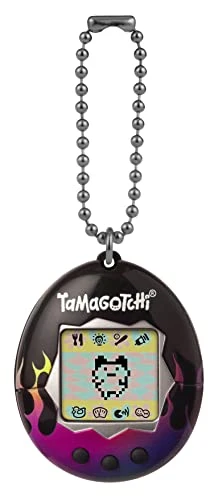 Tamagotchi 42885NBNP Original Flames -Feed, Care, Nurture-Virtual Pet With Chain For On The Go Play