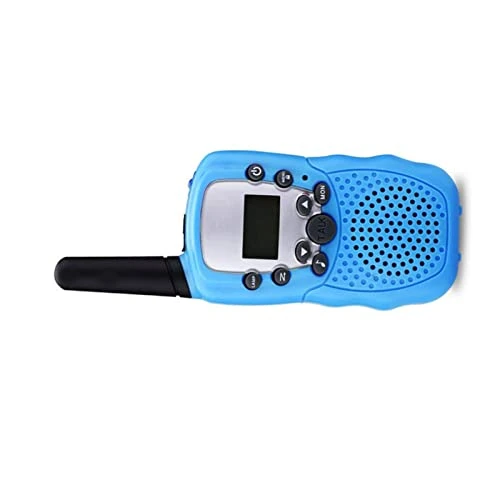 AMONIDA Kids Walkie Talkie, 2pcs 3km Long Range 2 Way Portable Radio Friendly Design For Outdoor Adventures (Blue) 7 AMONIDA Kids Walkie Talkie, 2pcs 3km Long Range 2 Way Portable Radio Friendly Design For Outdoor Adventures (Blue) - Image 5