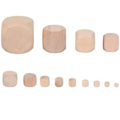 Milisten 12pcs Dice Fashion Chic Stylish Creative Wooden Dice Wood Blank Dice Blank Dice Toy Wooden Cubes Crafts Blank Dice -Folkmanis Toys Shop 311RcW4RxvL