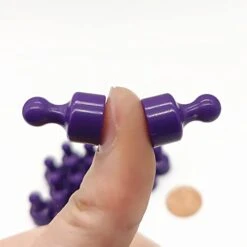 24 Magnetic Push Pin Miniature Game Piece Pawn Magnets, Useful For Fun Fridge, Cabinets, Office, Map Magnets, Kitchen Magnets, Whiteboard Magnets, Photo Magnets, Colorful Magnets And More Purple 10 24 Magnetic Push Pin Miniature Game Piece Pawn Magnets, Useful For Fun Fridge, Cabinets, Office, Map Magnets, Kitchen Magnets, Whiteboard Magnets, Photo Magnets, Colorful Magnets And More Purple -Folkmanis Toys Shop 311tRVge3RL