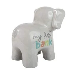 My Baby’s First Bank Piggy Bank – Ceramic Animal Bank And Nursery Piggy Bank For Baby Boys, Girls, Toddlers, And Kids (Elephant) -Folkmanis Toys Shop 313xYerE6UL