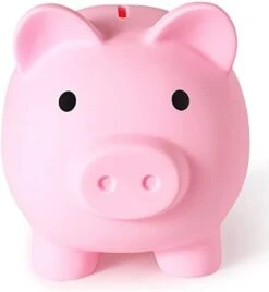 Large Piggy Bank, Unbreakable Plastic Money Bank, Coin Bank For Girls And Boys, Large Size Piggy Banks, Practical Gifts For Birthday, Christmas, Baby Shower (Blue) -Folkmanis Toys Shop 31405ozyqrS. AC