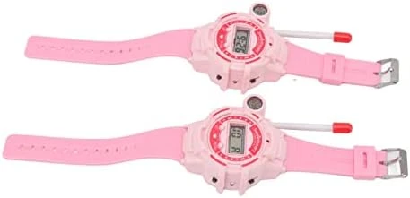Two Ways Walkie Talkie Watch, Walkie Talkie Watch Toy Long Distance Transmission Clear Sound For Role Play Game (Pink) 9 Two Ways Walkie Talkie Watch, Walkie Talkie Watch Toy Long Distance Transmission Clear Sound For Role Play Game (Pink) - Image 7