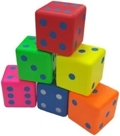 Macro Giant 3.2 Inch PU Soft Foam Playing Dice, Set Of 6, Round Edge, Toy Brick, Board Games, Math Teaching, Family Game, Wedding Games, Kid Toy Gifts, Educational Toy -Folkmanis Toys Shop 314o2rrTNgL. AC 1