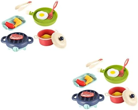 Totority 2 Sets Mini Electric Children Kitchen Cookware Grill Imitation Pans Supplies Play For Playthings Kitchenware Educational Simulated Dollhouse Playhouse Cooking Game Kids Utensils 9 Totority 2 Sets Mini Electric Children Kitchen Cookware Grill Imitation Pans Supplies Play For Playthings Kitchenware Educational Simulated Dollhouse Playhouse Cooking Game Kids Utensils - Image 7