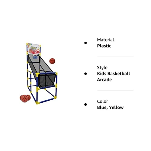 Kids Basketball Hoop Arcade Game, With 4 Balls, Includes Air Pump- Indoor Outdoor Toy Basketball Shooting System, For Toddlers And Children Fun For All Ages - Kids Toys Sports Game For Boys And Girls 7 Kids Basketball Hoop Arcade Game, With 4 Balls, Includes Air Pump- Indoor Outdoor Toy Basketball Shooting System, For Toddlers And Children Fun For All Ages - Kids Toys Sports Game For Boys And Girls - Image 5