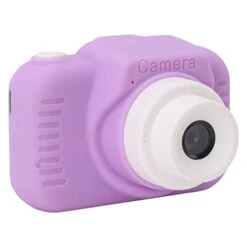 Selfie Camera Toy, Portable High Definition Kids Video Camera With 32G Card For Outdoor (Purple)