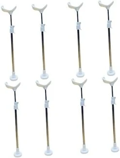 Toyvian 10 Pcs Doll Stand Outdoor Head Basketball Head Hoop Basketball Games Doll Stands Dolls Support Action Figure Display Holder Figure Stand Puppet White Support Frame Plastic, Alloy -Folkmanis Toys Shop 318b8ZekJzL. AC