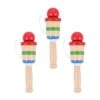 Gatuida Kids Toys Wooden Toys Educational 3pcs Wooden Catch Game Cup And Game Toss And Catch Game For Hand Eye Coordination Educational Game Educational Educational Mini Toys Wooden Toys