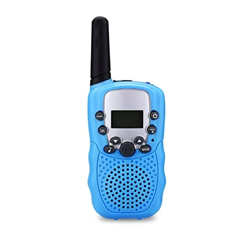AMONIDA Kids Walkie Talkie, 2pcs 3km Long Range 2 Way Portable Radio Friendly Design For Outdoor Adventures (Blue) 4 AMONIDA Kids Walkie Talkie, 2pcs 3km Long Range 2 Way Portable Radio Friendly Design For Outdoor Adventures (Blue) - Image 2
