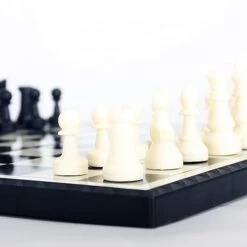 Chess Classic Magnet Chess Set With 2 Chess Pieces Storage Bags, Table Game For Kids And Adults, Enlightenment Toy Chess Set For Kids Portable Travel Chess -Folkmanis Toys Shop 31A3nxSjIxL