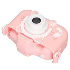 Septpenta Children's Digital Video Camera Camera With MP3 Function, Built In Educational Games, Silicone Material, A Gift For Christmas Birthday Holiday(Pink Without Memory Card And Card Reader) -Folkmanis Toys Shop 31AUNJjOTfL