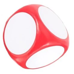 Ibasenice Oversized Foam Dice Toy Educational Toys Party Game Dices Erasable Dice Foams Dice For Big Bubble Puzzle Educational Toy