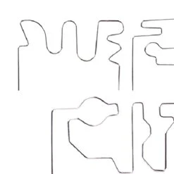 Predolo Electric Bump Maze Game Stable Buzz Wire Game Simple Using Universal Educational Science Toys Electric Shock Toy Interactive Game For Halloween, Three Levels