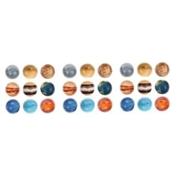 Space 27 Pcs Fridge Magnet Educational Toys Mini Toys Bulk Toys Planet Squeeze Balls For Sponge Children Toy Accessory Toy Solar System Bouncy Balls