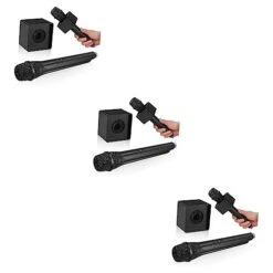 Toyvian 3pcs Microphone Baby Musical Toys Kids Bulk Toys Speaker Microphone Pretend Play Karaoke Simulate Microphone Toy For Toddlers Plastic Toddler Microphone Prop Microphone Props Echo