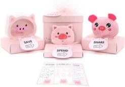 Happy Lolli Birthday Gift For Girls/Boys, 3 Individually Wrapped Gifts In 1 With 3 Tasks To Teach Kids Responsible Money Management And Giving With Panda Piggy Bank, Purse & A Tote Bag- Ready To Gift 19 Happy Lolli Birthday Gift For Girls/Boys, 3 Individually Wrapped Gifts In 1 With 3 Tasks To Teach Kids Responsible Money Management And Giving With Panda Piggy Bank, Purse & A Tote Bag- Ready To Gift -Folkmanis Toys Shop 31Gf4hedqrL. AC