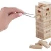 Finger Mini Wooden Topple Tower - Learning Tower Game - Test Your Skills And Wooden Stacking Game, Wooden Stacking Blocks And Easy To Topple Tower Set Tower Stacking Toys Portable Wood Tower Game -Folkmanis Toys Shop 31HFxsyJ6TL