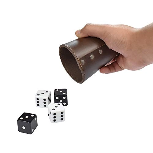 Hide & Drink, Thick Leather Dice Rolling Cup, Party Games, Bar & Casino Accessories, Handmade Includes 101 Year Warranty :: Bourbon Brown 4 Hide & Drink, Thick Leather Dice Rolling Cup, Party Games, Bar & Casino Accessories, Handmade Includes 101 Year Warranty :: Bourbon Brown - Image 2