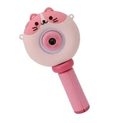 Kids Mini Play Camera, 2 Inch HD IPS Screen 48MP Dual Lens Kids Camera Toy With Tripod (Pink) -Folkmanis Toys Shop 31If5DD3qTL