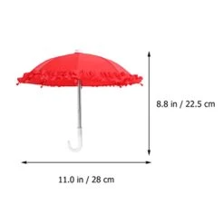 6Pcs Kid Umbrella Toy Lace Umbrella Toy Decorative Umbrella Adorn Children Umbrella -Folkmanis Toys Shop 31IfSokZhZL