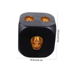 Alasum Skull Dice Ornaments Home Decoration Black Decor Teaching Dice Bar Dice Game Casino Dice Set Skull Dice Toy Party Presents Home Party Dice Desktop Display Sock 12 Alasum Skull Dice Ornaments Home Decoration Black Decor Teaching Dice Bar Dice Game Casino Dice Set Skull Dice Toy Party Presents Home Party Dice Desktop Display Sock -Folkmanis Toys Shop 31JLzr7QLUL
