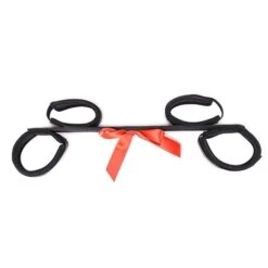 DTREEL Soft Spong Padded Bangles Ankle Bracelet With Adjustable Nylon Velcro Spreader Bar Funny Toys Cosplay Party Game Accessory