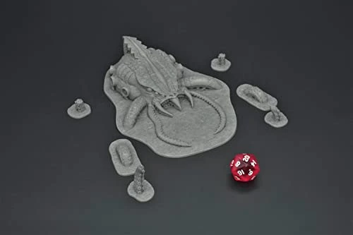 EnderToys Kraken, 3D Printed 28mm Miniatures For Tabletop RPGs And Wargames 4 EnderToys Kraken, 3D Printed 28mm Miniatures For Tabletop RPGs And Wargames - Image 2