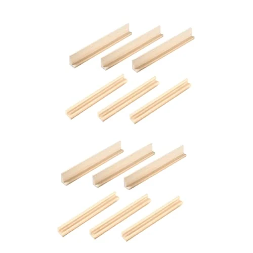 FOYTOKI Wooden Tray 12 Pcs Domino Stand Tabletop Accessories Desktop Stand Domino Trays Domino Holder DIY Domino Trays Displaying Holder Log Wood Ornaments Desktop Domino Racks Kids Toys 3 FOYTOKI Wooden Tray 12 Pcs Domino Stand Tabletop Accessories Desktop Stand Domino Trays Domino Holder DIY Domino Trays Displaying Holder Log Wood Ornaments Desktop Domino Racks Kids Toys