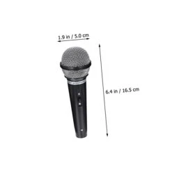 Toyvian 16 Pcs Game Musical Mics Kids Prop For Play Microphone Toy Birthday Clothes Favors Plastic Girl Party Proppretend Toys Microphones Baby Interesting Fun Realistic Speaker Black -Folkmanis Toys Shop 31P6dgxyOQL
