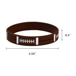 35PCS Football Bracelets Game Party Favors - Silicone Wristband Game Day Sport School Birthday Supplies Decorations -Folkmanis Toys Shop 31Pb98wZFgL