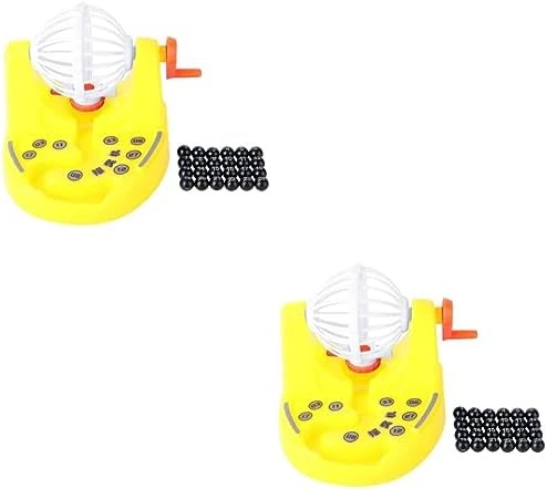 Totority 2 Sets Mini Bingo Hand Family Interactive Tennis Kids Desktop Table Cage Balls For Machine Suit Game Blue With Lottery Crank Tobots Toys Games Plastic Toy Party 8 Totority 2 Sets Mini Bingo Hand Family Interactive Tennis Kids Desktop Table Cage Balls For Machine Suit Game Blue With Lottery Crank Tobots Toys Games Plastic Toy Party - Image 6