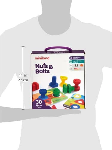 Miniland Nuts & Bolts Learning Playset 5 Miniland Nuts & Bolts Learning Playset - Image 3