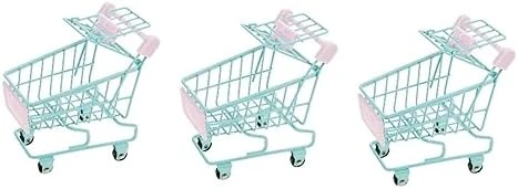 Shopping Cart 2pcs Mini Shopping Cart Random Things Shopping Cart Play Grocery Store Small Wheelbarrow Desk Vans Shopping Trolley Desk Miniature Shopping Cart Food Pretend 15 Shopping Cart 2pcs Mini Shopping Cart Random Things Shopping Cart Play Grocery Store Small Wheelbarrow Desk Vans Shopping Trolley Desk Miniature Shopping Cart Food Pretend - Image 13