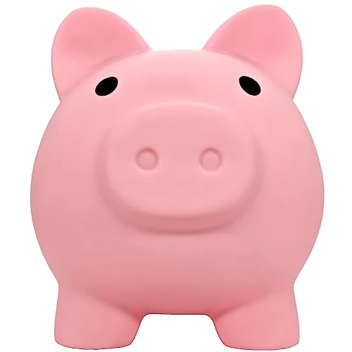 Large Piggy Bank Plus For Sbrvaniy Unbreakable Money Bank,Large Size Coin Bank For Boys And Girls, My First Gifts For Birthday, Christmas, Baby Shower (Pink) 3 Large Piggy Bank Plus For Sbrvaniy Unbreakable Money Bank,Large Size Coin Bank For Boys And Girls, My First Gifts For Birthday, Christmas, Baby Shower (Pink)