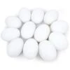 JOYIN 12 PCS Unpainted White Wooden Fake Easter Eggs For Easter Egg Hunt, Paintable Easter Eggs, Easter Crafts For Kids Party Favor, Children Easter DIY Game, Kitchen Craft Adornment, Egg Toy Food