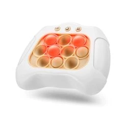 SIENBOR Quick Push Game Console,4 Modes Games, A Toy Game Machine That Exercises Reaction Ability And Improves Concentration | Gift Idea For Kids & Teens Boys & Girls Ages 3-12 Years Old & Up (White) -Folkmanis Toys Shop 31Wy4h9CJRL