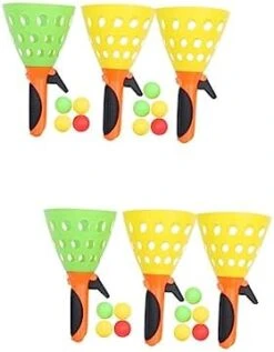 Totority 6 Pairs Bouncing Ball Baby Kit Kids Sports Toys Cups Set Novelty Balls Toys Catch Ball Toy For Kids Cup And Ball Game Catch Balls Toss Launch Throw Catch Ball Set Catch Ball Game -Folkmanis Toys Shop 31YGnUGzJjL. AC