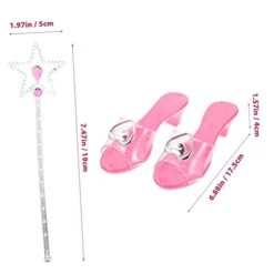 2 Sets Child Princess Jewelry Toys For Little Girls Princess Shoes For Girls Dress-up Crowns Princess Dress Up Girl Tiara Headband Plastic Pink Princess Dress Up Kit Fashion 12 2 Sets Child Princess Jewelry Toys For Little Girls Princess Shoes For Girls Dress-up Crowns Princess Dress Up Girl Tiara Headband Plastic Pink Princess Dress Up Kit Fashion -Folkmanis Toys Shop 31YVOz1jTML