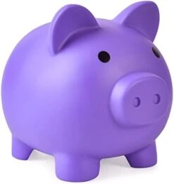 Large Piggy Bank, Unbreakable Plastic Money Bank, Coin Bank For Girls And Boys, Large Size Piggy Banks, Practical Gifts For Birthday, Christmas, Baby Shower (Blue) -Folkmanis Toys Shop 31YqE yFjRL. AC