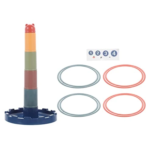 TOYANDONA Kidcraft Playset Toddler Toys Toddler Toys Baby Gifts Gifts 2pcs Ring Toss Game Stacking Cup Stacking Ring Toss Set Cartoon Stacking Kids Rings Baby Gifts Baby Gifts Travel Gift 4 TOYANDONA Kidcraft Playset Toddler Toys Toddler Toys Baby Gifts Gifts 2pcs Ring Toss Game Stacking Cup Stacking Ring Toss Set Cartoon Stacking Kids Rings Baby Gifts Baby Gifts Travel Gift - Image 2