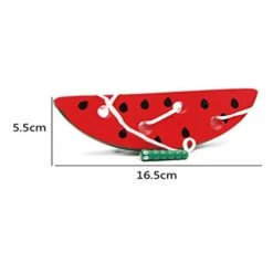 IFOTIME Worm Early Series Eating Learning Large Puzzle Toddler Watermelon Threading Education Fish Games For Kids Age 2 (Red, One Size) -Folkmanis Toys Shop 31cdgs4FgQL