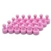 HMME 24 Magnetic Push Pins Miniature Game Piece Pawn Magnet Useful For Fridge, Office, Map Magnets, Kitchen Whiteboard Photo Fun Colorful Classroom Magnets Style (Pink) -Folkmanis Toys Shop 31e5W5yivxL