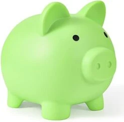 Piggy Bank, Unbreakable Plastic Money Bank, Coin Bank For Girls And Boys, Medium Size Piggy Banks, Practical Gifts For Birthday, Christmas, Baby Shower (Flesh-Colour) -Folkmanis Toys Shop 31excPSb BL. AC