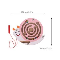 NUOBESTY 4Pcs Wooden Magnetic Maze Puzzle Game Animals Shape Maze Toys Magnetic Pen Driving Beads Interactive Maze Game Early Educational For Kids Toddler 11 NUOBESTY 4Pcs Wooden Magnetic Maze Puzzle Game Animals Shape Maze Toys Magnetic Pen Driving Beads Interactive Maze Game Early Educational For Kids Toddler -Folkmanis Toys Shop 31fB1NFyrJL