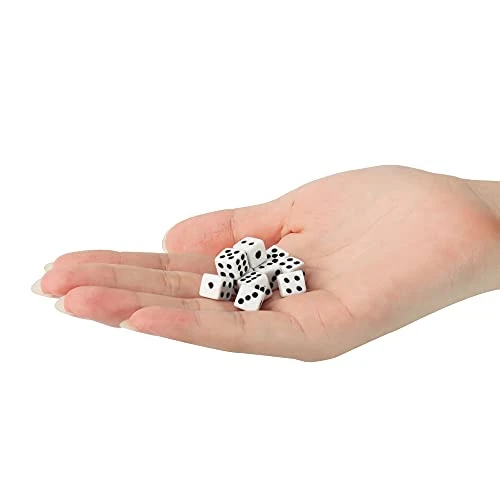 300 Pieces Dices Set Mini Dice 6 Sided Game Dices Tiny Square Corner Dice (0.27 Inch/7mm) 5 300 Pieces Dices Set Mini Dice 6 Sided Game Dices Tiny Square Corner Dice (0.27 Inch/7mm) - Image 3
